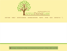 Tablet Screenshot of paynelawpllc.com